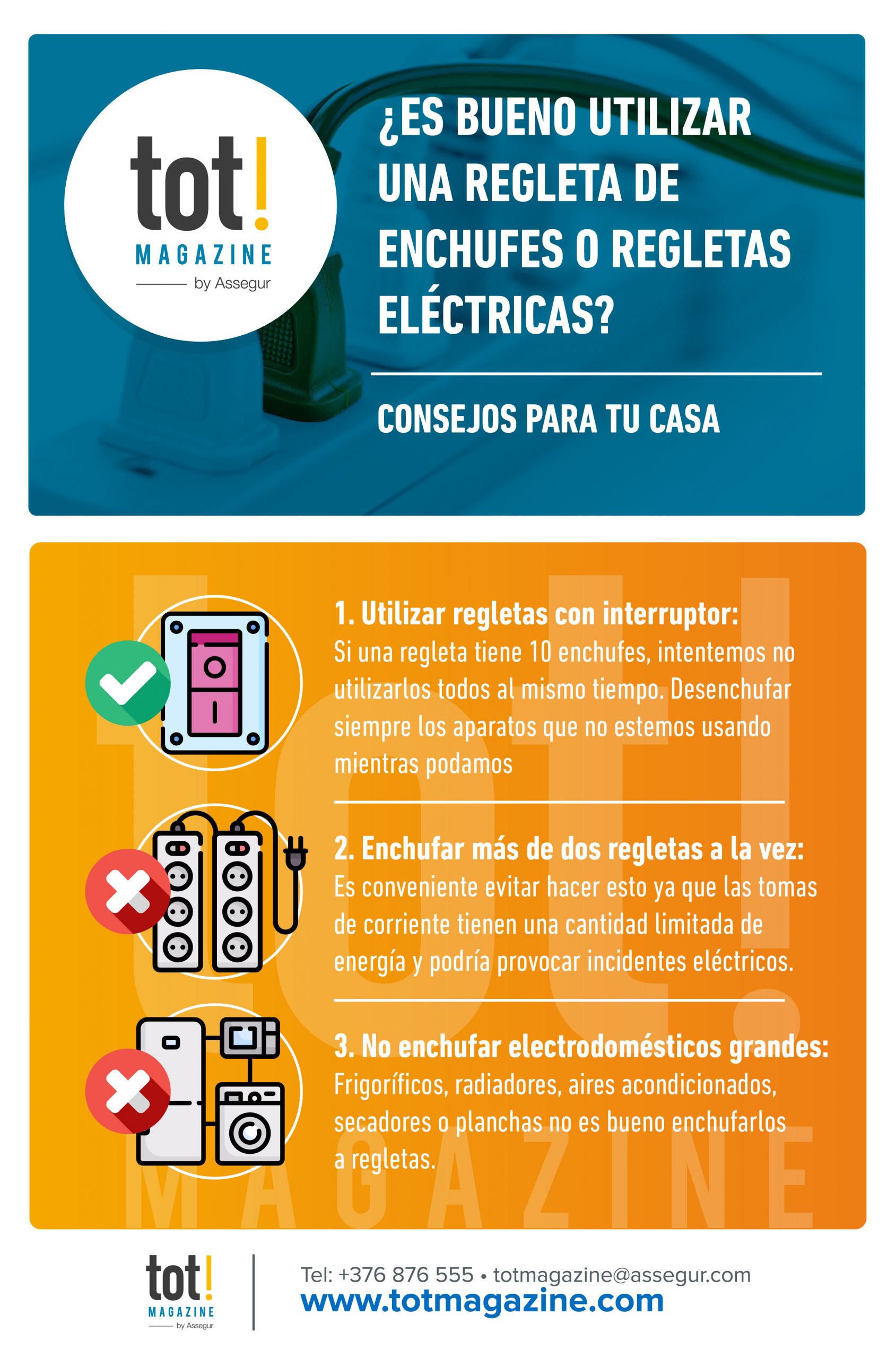 Dispositivos y electrodomésticos que nunca deberías conectar a una regleta  eléctrica
